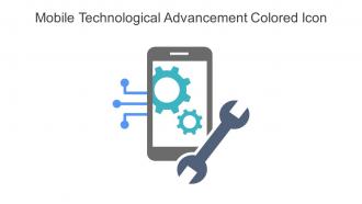 Mobile Technological Advancement Colored Icon In Powerpoint Pptx Png And Editable Eps Format