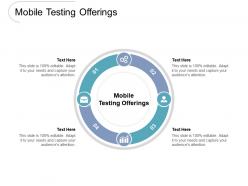 Mobile testing offerings ppt powerpoint presentation ideas objects cpb