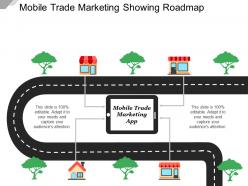 Mobile trade marketing showing roadmap