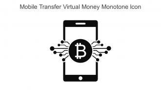 Mobile Transfer Virtual Money Monotone Icon In Powerpoint Pptx Png And Editable Eps Format