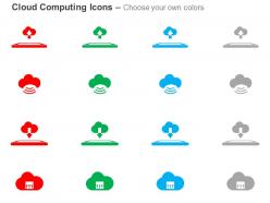 Mobile upload download sharing networking ppt icons graphics