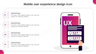 Mobile User Experience Design Icon