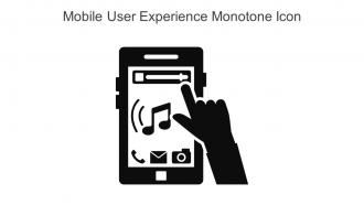 Mobile User Experience Monotone Icon In Powerpoint Pptx Png And Editable Eps Format