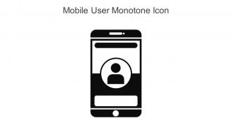 Mobile User Monotone Icon In Powerpoint Pptx Png And Editable Eps Format