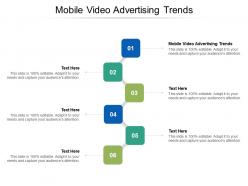 Mobile video advertising trends ppt powerpoint presentation inspiration display cpb