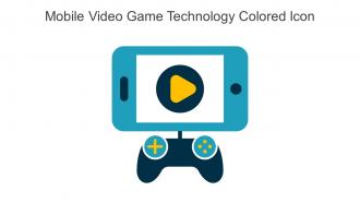 Mobile Video Game Technology Colored Icon In Powerpoint Pptx Png And Editable Eps Format