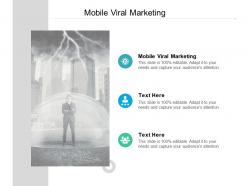 Mobile viral marketing ppt powerpoint presentation visual aids images cpb