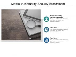 Mobile vulnerability security assessment ppt powerpoint presentation portfolio graphics cpb