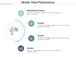 Mobile web performance ppt powerpoint presentation gallery background designs cpb