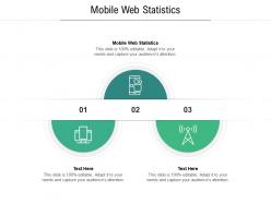 Mobile web statistics ppt powerpoint presentation portfolio slides cpb
