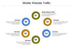 Mobile website traffic ppt powerpoint presentation infographic template grid cpb
