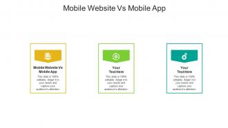 Mobile website vs mobile app ppt powerpoint presentation infographics aids cpb