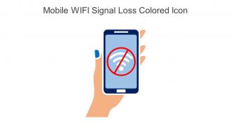 Mobile WIFI Signal Loss Colored Icon In Powerpoint Pptx Png And Editable Eps Format
