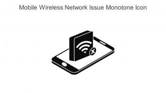 Mobile Wireless Network Issue Monotone Icon In Powerpoint Pptx Png And Editable Eps Format