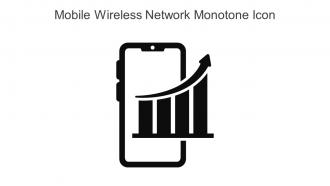 Mobile Wireless Network Monotone Icon In Powerpoint Pptx Png And Editable Eps Format