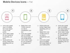 Mobile with gears touch screen tele communication ppt icons graphics