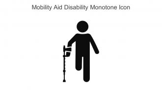 Mobility Aid Disability Monotone Icon In Powerpoint Pptx Png And Editable Eps Format
