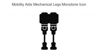 Mobility Aids Mechanical Legs Monotone Icon In Powerpoint Pptx Png And Editable Eps Format