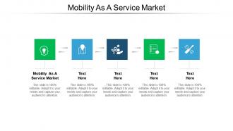 Mobility as a service market ppt powerpoint presentation file guide cpb
