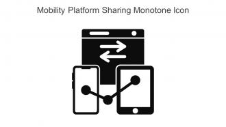 Mobility Platform Sharing Monotone Icon In Powerpoint Pptx Png And Editable Eps Format