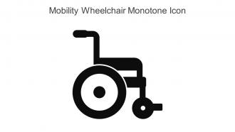 Mobility Wheelchair Monotone Icon In Powerpoint Pptx Png And Editable Eps Format