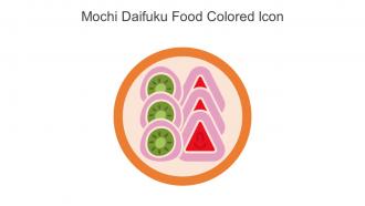 Mochi Daifuku Food Colored Icon In Powerpoint Pptx Png And Editable Eps Format