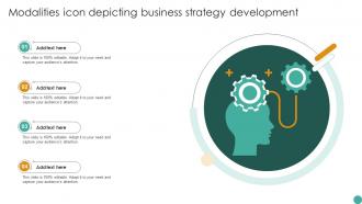 Modalities Icon Depicting Business Strategy Development