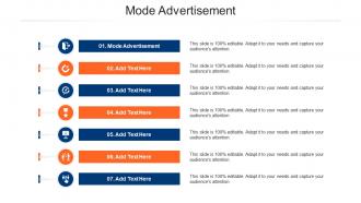Mode Advertisement In Powerpoint And Google Slides Cpb