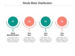 Mode beta distribution ppt powerpoint presentation outline themes cpb