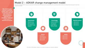 Model 2 Adkar Change Management Model Change Management Approaches