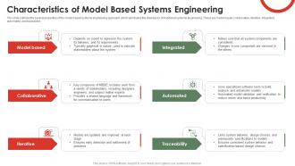 Model Based Design Characteristics Of Model Based Systems Engineering ...