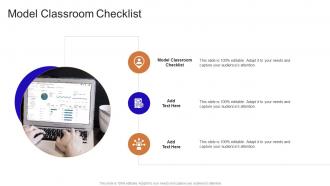 Model Classroom Checklist In Powerpoint And Google Slides Cpb
