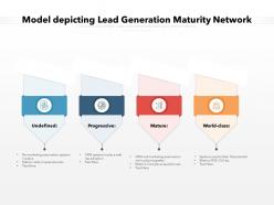 Model depicting lead generation maturity network