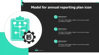 Model For Annual Reporting Plan Icon