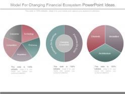 Model for changing financial ecosystem powerpoint ideas
