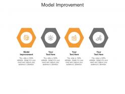 Model improvement ppt powerpoint presentation ideas deck cpb