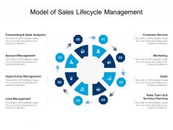 Model of sales lifecycle management