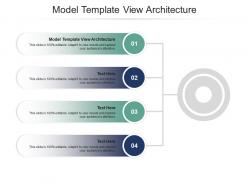 Model template view architecture ppt powerpoint presentation styles graphics example cpb