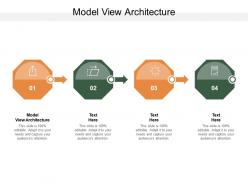 Model view architecture ppt powerpoint presentation model inspiration cpb