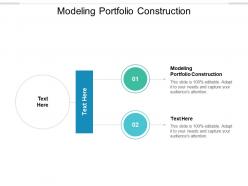 Modeling portfolio construction ppt powerpoint presentation download cpb