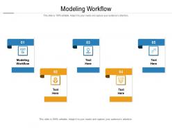 Modeling workflow ppt powerpoint presentation ideas graphics download cpb