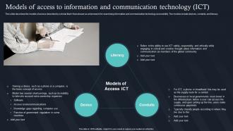 Models Of Access To Information And Communication IT For Communication In Business