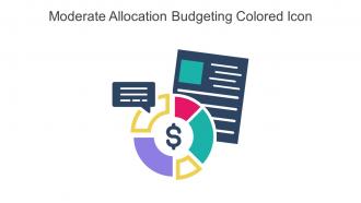 Moderate Allocation Budgeting Colored Icon In Powerpoint Pptx Png And Editable Eps Format