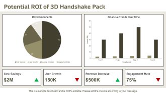 Modern 3D Handshake Pack Unveiled Today PPT Demonstration AT Compatible Professionally