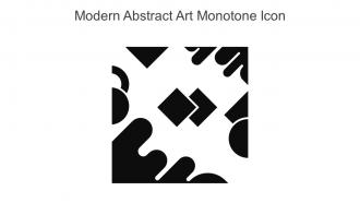Modern Abstract Art Monotone Icon In Powerpoint Pptx Png And Editable Eps Format