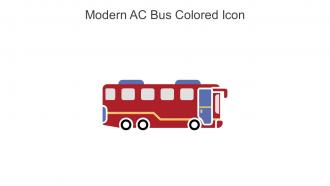Modern Ac Bus Colored Icon In Powerpoint Pptx Png And Editable Eps Format