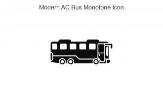 Modern Ac Bus Monotone Icon In Powerpoint Pptx Png And Editable Eps Format