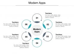 Modern apps ppt powerpoint presentation ideas deck cpb