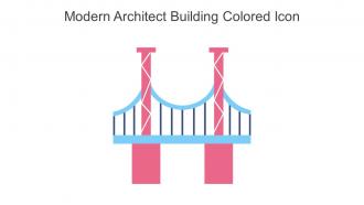 Modern Architect Building Colored Icon In Powerpoint Pptx Png And Editable Eps Format