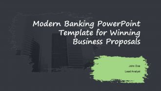 Modern Banking PowerPoint Template For Winning Business Proposals PPT Demonstration ACP